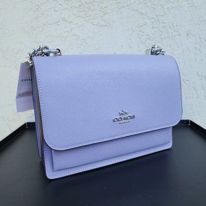 Coach Leather Klare Crossbody Lavender